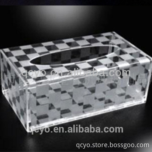 factory high quality acrylic tissue/napkin box